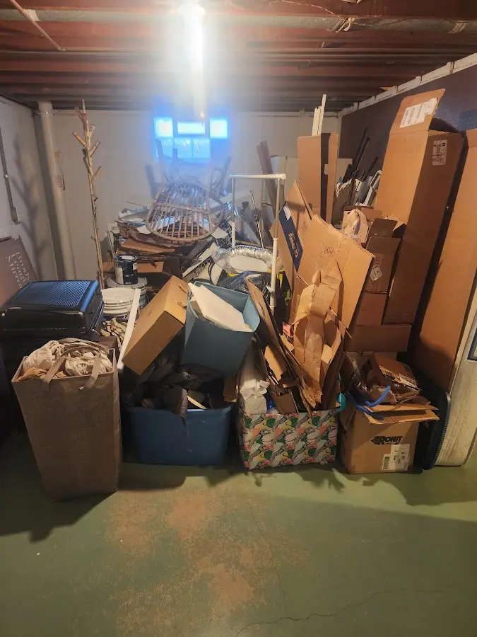 Roll-off dumpster container at job site for 2 Yard Dumpster Rental in San Clemente